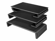 LOGILINK BP0141 Tabletop monitor riser 520mm long foldable 3 port Hub LOGILINK