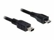 DELOCK 83177 Delock kabel USB micro-BM > USB mini BM, USB 2.0, 1 m DELOCK