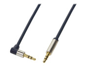 LOGILINK CA11300 LOGILINK - Kabel audio 3,5 m/m 90 3m niebieski LOGILINK