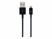 GEMBIRD CC-USB2P-AMLM-2M Gembird Kabel USB do 8-pin, ładowanie transmisja (Ipad,Iphone5/6/7/8/X),2m,czarn GEMBIRD
