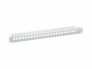 LOGILINK NK4044 LOGILINK- Patchpanel Keystone 24-portowy, nieekranowany, szary LOGILINK