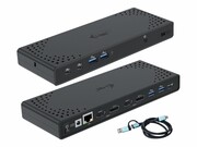 I-TEC USB 3.0/USB-C/Thunderbolt 3 Dualdock 1x5K 2x4K 60Hz 2xDP 2xHDMI 1xGLAN 4xUSB 3.2 2xUSB-C 3.2 Gen.2 1xAudio/Mic Jack PD 100W KL I-TEC
