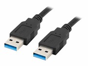 LANBERG cable USB-A M/M 3.0 0.5m black LANBERG