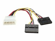 MANHATTAN 349369 Manhattan Adapter zasilania Molex - 2 x SATA IC INTRACOM