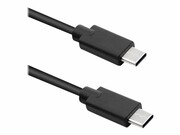 QOLTEC 52345 Kabel USB 2.0 typ C męski USB 2.0 typ C męski 2m Czarny QOLTEC