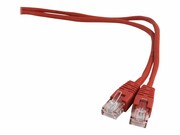 GEMBIRD patchcord RJ45 osłonka zalewana kat 5e UTP 3m czerwony GEMBIRD