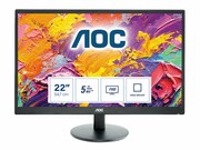 AOC E2270SWDN Monitor AOC E2270SWDN 21.5, D-Sub/DVI AOC INTERNATIONAL