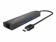 ICYBOX IB-HUB1406-C IcyBox 3-portowy Hub USB 3.0 & Gigabit-LAN ICY BOX