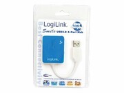 LOGILINK UA0136 LOGILINK - HUB USB 4 portowy Smile niebieski LOGILINK