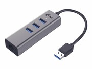 ITEC U3METALG3HUB i-tec USB 3.0 Metal 3 port HUB Gigabit Ethernet 1x USB 3.0 do RJ-45 3x USB 3.0 I-TEC