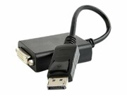 GEMBIRD A-DPM-DVIF-03 Gembird adapter Displayport v1.2 (M) -> DVI(F)29pin 10cm, czarny GEMBIRD