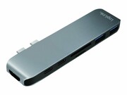 LOGILINK UA0302 LOGILINK- Hub wielofunkcyjny USB-C 7-w-1 z PD, aluminiowy, 100W LOGILINK