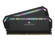 CORSAIR DOMINATOR PLATINUM RGB 32GB 2x16GB DDR5 6000MT/s DIMM Unbuffered 36-36-36-76 Std PMIC AMD EXPO Cool Grey Heatspreader 1.35V CORSAIR