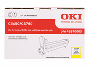 OKI 43870005 Bęben OKI yellow 20 000str C5650/C5750 OKI