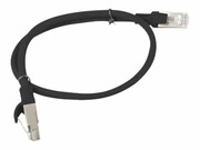LANBERG PCU6-10CC-0050-BK Lanberg Patchcord RJ45 kat. 6 UTP 0.5m czarny LANBERG