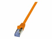 LOGILINK CQ3088S LOGILINK Patchcord Cat.6A 10G S/FTP PIMF PrimeLine 7,5m pomarańczowy LOGILINK