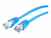 GEMBIRD patchcord RJ45 osłonka zalewana kat 5e FTP 0.5m niebieski GEMBIRD