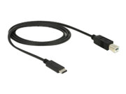 DELOCK 83601 Delock Kabel USB 2.0 Typ-BM> USB Typ-C (M) 1m czarny DELOCK