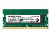 TRANSCEND 8GB JM DDR4 2666Mhz SO-DIMM 1Rx16 1Gx16 CL19 1.2V TRANSCEND