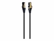 GEMBIRD PP8-LSZHCU-BK-3M S/FTP Kat. 8 LSZH patchcord czarny 3m GEMBIRD