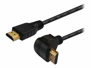 SAVIO SAVKABELCL-04 SAVIO CL-04 Kabel HDMI Kątowy v1.4 Ethernet 3D Dolby TrueHD 24k Gold 1,5m SAVIO
