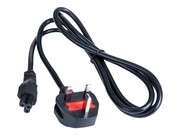 AKYGA Kabel zasilający AK-AG-02A brytyjski CCA BS 1363 Typ G / IEC C5 1.5 m UK AKYGA