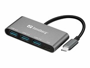 SANDBERG 136-03 Sandberg Konwerter USB-C na 3 x USB 3.0 SANDBERG