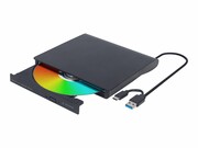 GEMBIRD nagrywarka zewnętrzna DVD 8x CD 24x USB 3.1 slim czarna GEMBIRD
