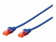 DIGITUS DK-1612-050/B Kabel Digitus patch cord UTP, CAT.6, niebieski, 5,0m, 15 LGW DIGITUS