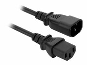 AKYGA Kabel zasilający AK-PC-03A przedłużacz CCA IEC C13 / C14 250V/50Hz 1.8m AKYGA