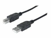 MANHATTAN 333382 Manhattan Kabel USB 2.0 A-B M/M 3m czarny IC INTRACOM