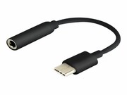 SAVIO AK-35/B SAVIO AK-35/B - Adapter audio - USB Typ 3.1 C (M) - Jack 3,5mm (M) SAVIO