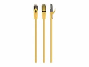 GEMBIRD PP6A-LSZHCU-Y-1.5M Gembird patchcord RJ45, kat. 6A, SFTP, LSZH, 1.5m, żółty GEMBIRD