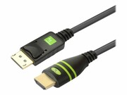 TECHLY 304321 Techly Kabel monitorowy DisplayPort/HDMI, M/M, czarny, 2m TECHLY