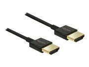 DELOCK 84773 Delock Kabel High Speed HDMI with Ethernet HDMI AM > HDMI AM 3D 4K 2m Slim DELOCK