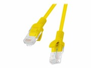 LANBERG PCU5-20CC-0025-Y Lanberg Patchcord RJ45, kat. 5e, UTP, 0.25m, żółty, op. zbiorcze 10 szt LANBERG