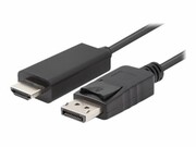 LANBERG Kabel DisplayPort M v1.1->HDMI M 5m czarne LANBERG