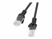 LANBERG PCU5-20CC-0200-BK Lanberg Patchcord RJ45, kat. 5e, UTP, 2m, czarny, op. zbiorcze 10 szt LANBERG