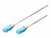DIGITUS Kabel krosowy (patch cord) RJ45-RJ45 kat.5e U/UTP AWG 26/7 PVC 7m biały 1szt DIGITUS