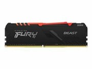 KINGSTON 32GB 2666MHz DDR4 CL16 DIMM Kit of 2 1Gx8 FURY Beast RGB KINGSTON