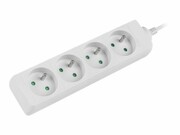LANBERG PS0-04E-0150-W Lanberg listwa zasilająca 1.5M Biała 4X 230V PL KABEL WYKONANY Z PEŁNEJ MIEDZI LANBERG