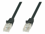 TECHLYPRO 024070 TechlyPro Kabel sieciowy patch cord RJ45 Cat5e UTP CCA 0 5m czarny TECHLY PRO