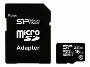 SILICON POWER memory card Elite Micro SDHC 16GB Class 10 up to 85MB/s + Adapter SILICON POWER