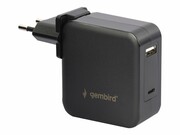 GEMBIRD NPA-PD60-01 Uniwersalny zasilacz do laptopa PD USB-C 60W GEMBIRD
