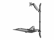 DIGITUS Flexible Single Monitor stand/seat wall-mounted workstation DIGITUS