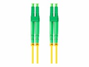 LANBERG fiber optic patchcord SM LC/APC-LC/APC duplex 2m LSZH g657a1 3.0mm yellow LANBERG