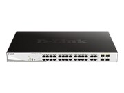 D-LINK 24-Port Layer2 PoE Gigabit Smart Managed Switch dlink green 3.0 24x 10/100/1000Mbit/s TP PoE Port with 802.3at up to 30 Watt D-LINK