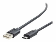 GEMBIRD CCP-USB2-AMCM-10 Gembird kabel USB-C 3m, czarny GEMBIRD