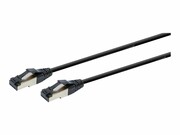 GEMBIRD PP8-LSZHCU-BK-7.5M S/FTP Kat. 8 LSZH patchcord czarny 7.5m GEMBIRD