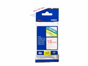 BROTHER TZE242 Taśma Brother 18mm RED ON WHITE BROTHER